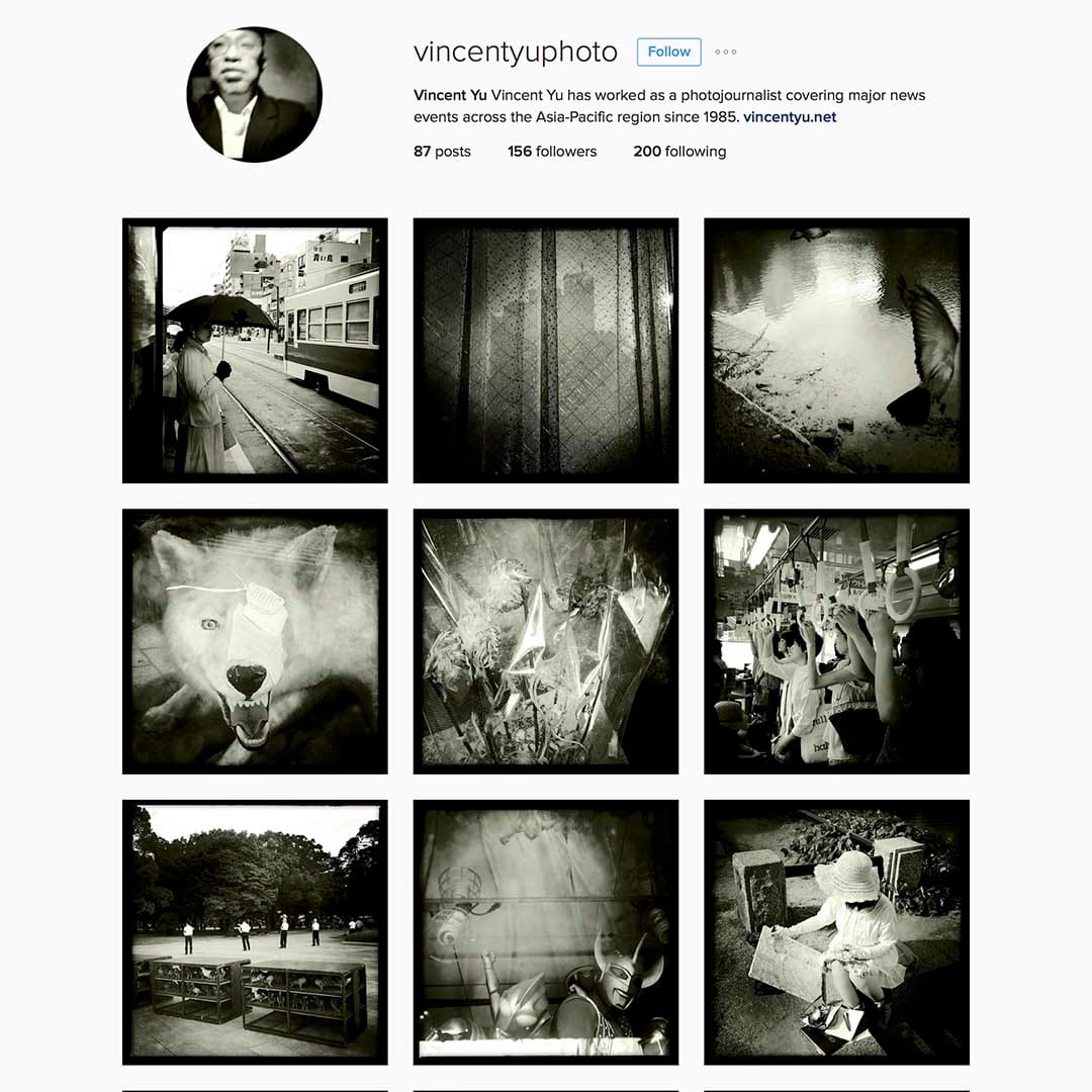 余偉建（@vincentyuphoto），美聯社駐香港攝影記者，曾獲多個新聞攝影比賽獎項。