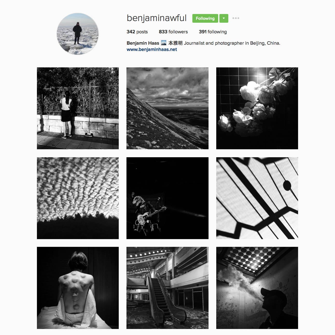 本雅明 Benjamin Haas(@benjaminawful)，法新社(AFP) 駐北京文字記者。