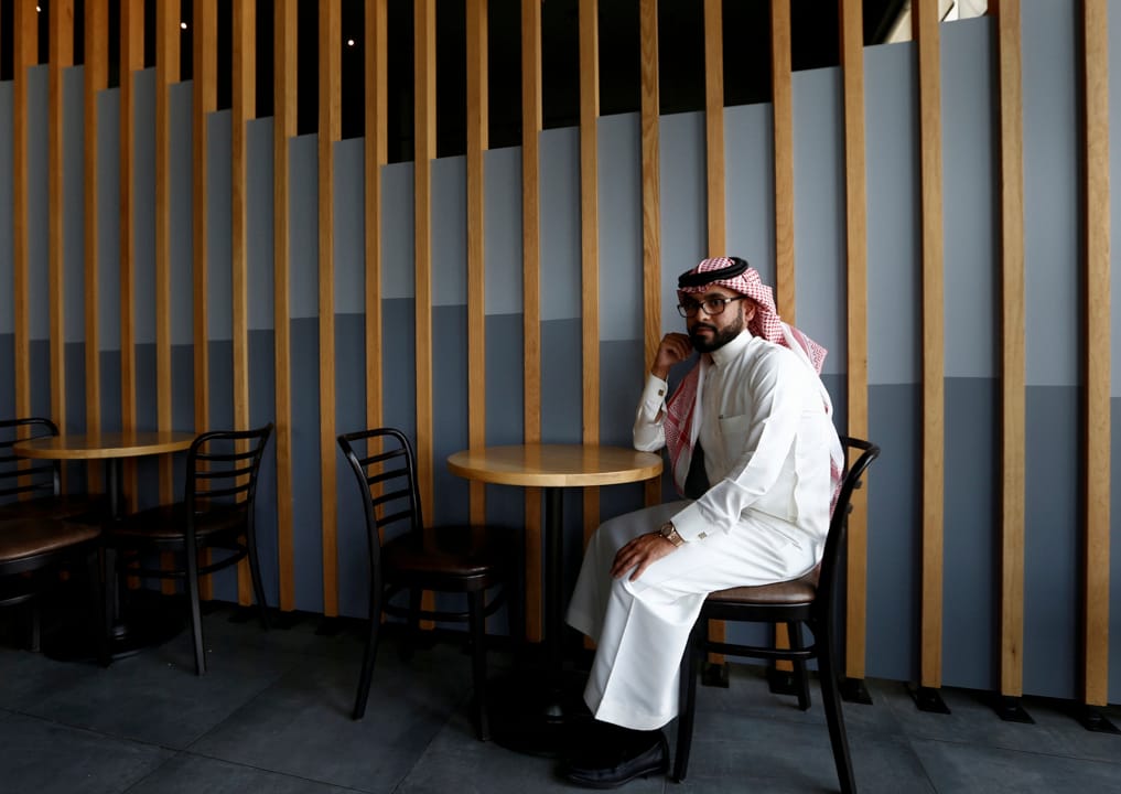 28歲的 Nayef al-Hayzan 說特朗普到訪沙特阿拉伯會為當地經濟帶來正面的影響。