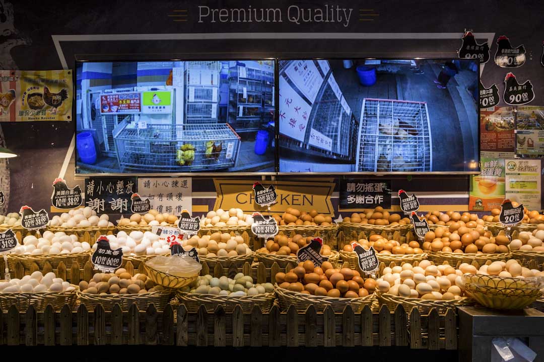 小西湾本湾街市提供 “ i Chicken ”视频拣鸡服务。