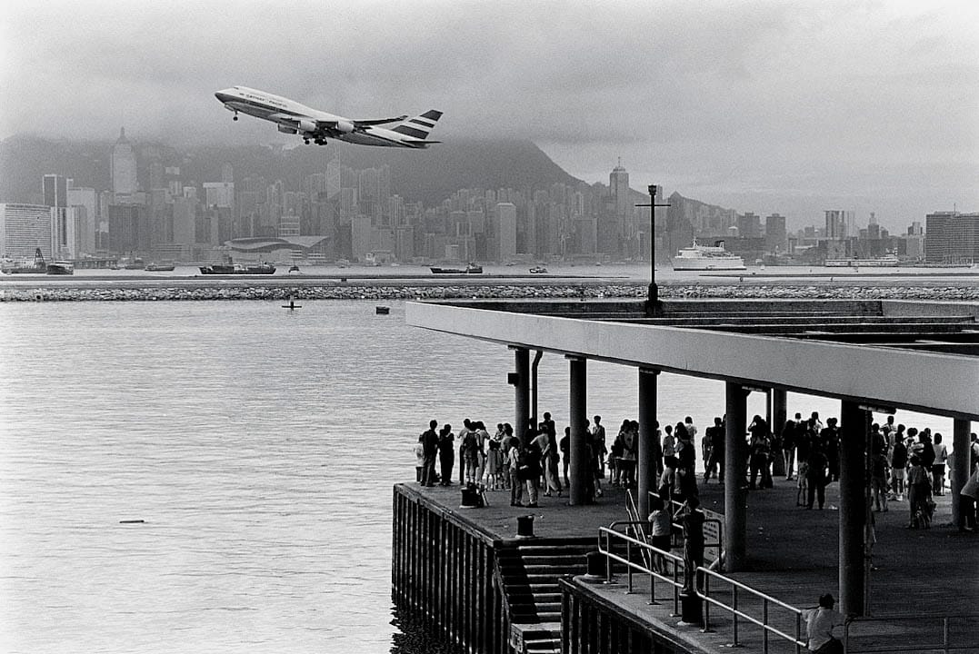 1998年,啟德機場的最後一天。
