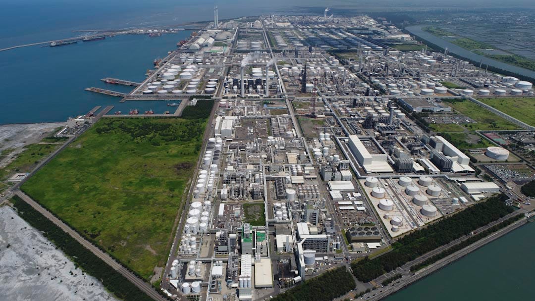 2017年9月,台塑六轻工业区。