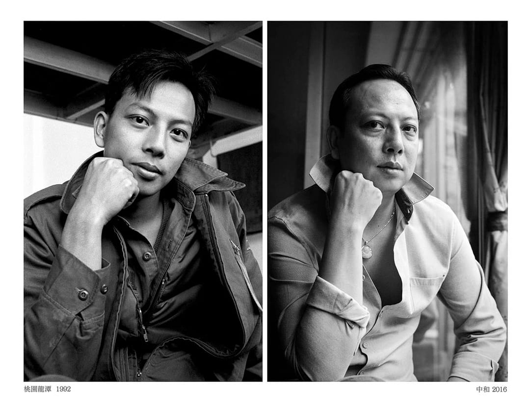 (左)上兵 張益生,桃園龍潭,1992.12 (右)營造業副總經理張益生 中和,2016.11。