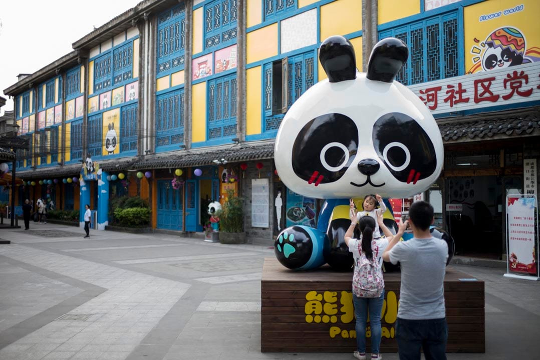 2018年,都江堰新建小學。