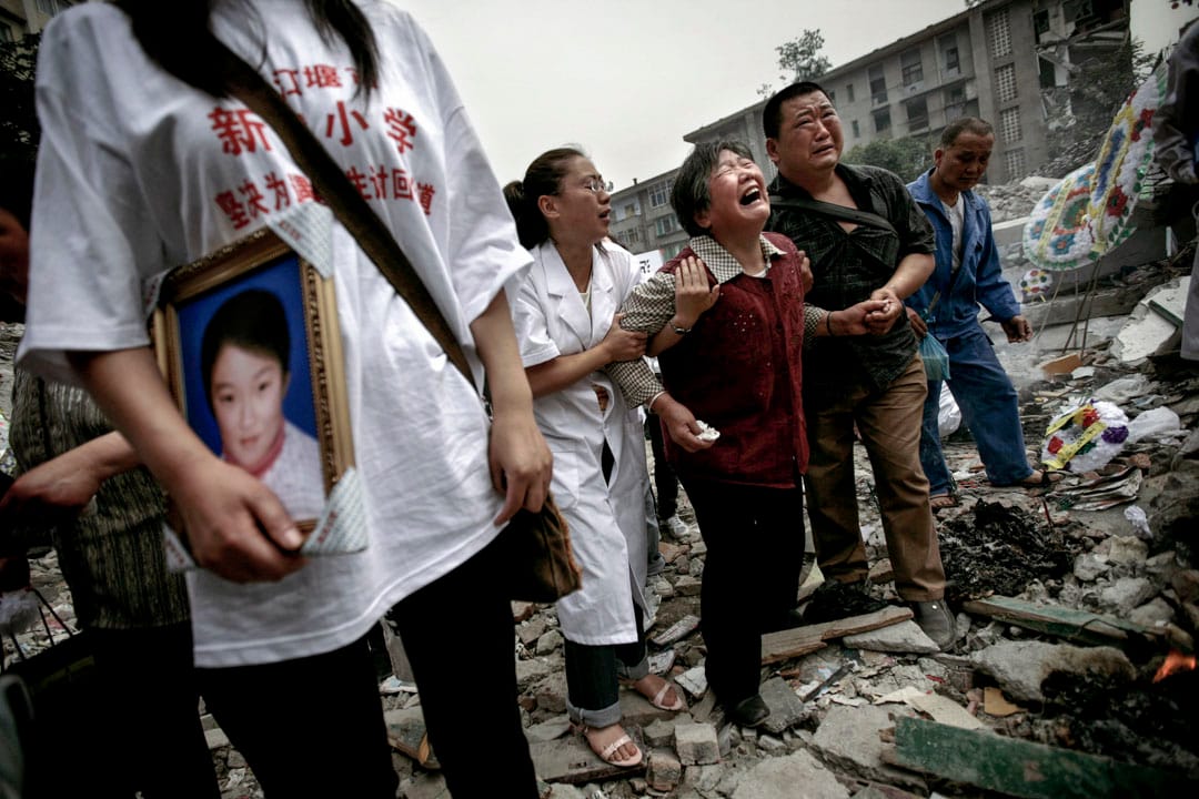 2008年,都江堰新建小學。