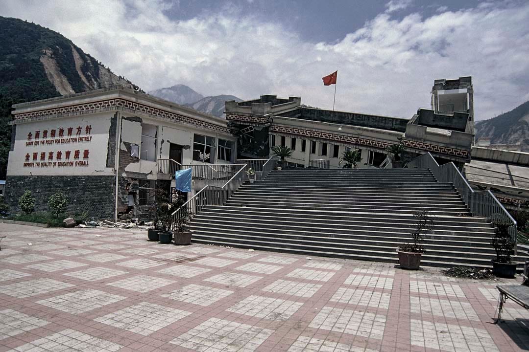 2008年,映秀漩口中學。