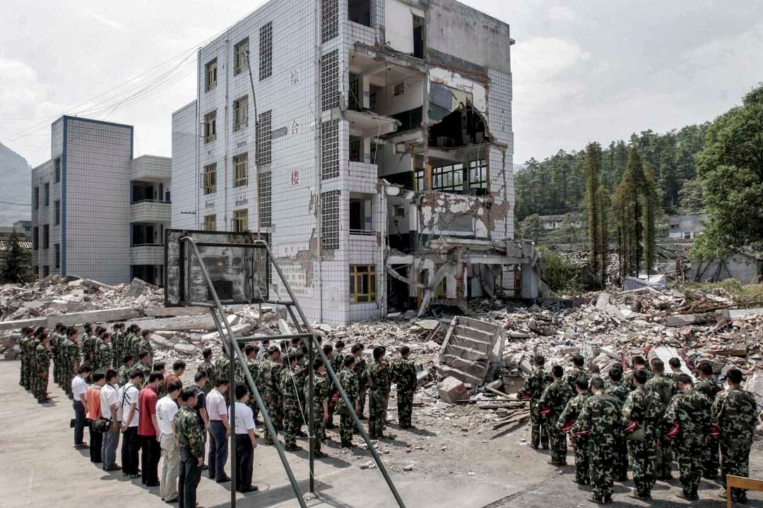 2008年,什邡鎣華中學。