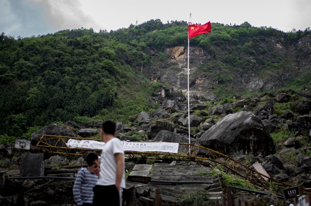 2018年,北川茅壩初中。