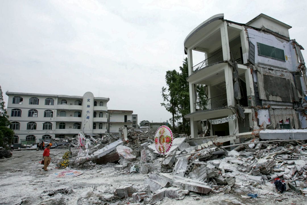 2008年,都江堰聚源中學。