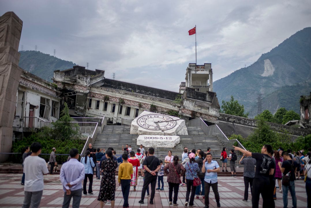 2018年,映秀漩口中學。