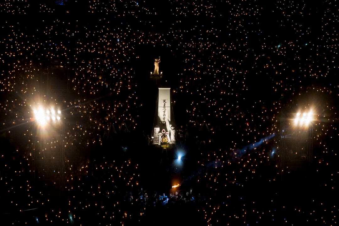 六四維園燭光晚會。