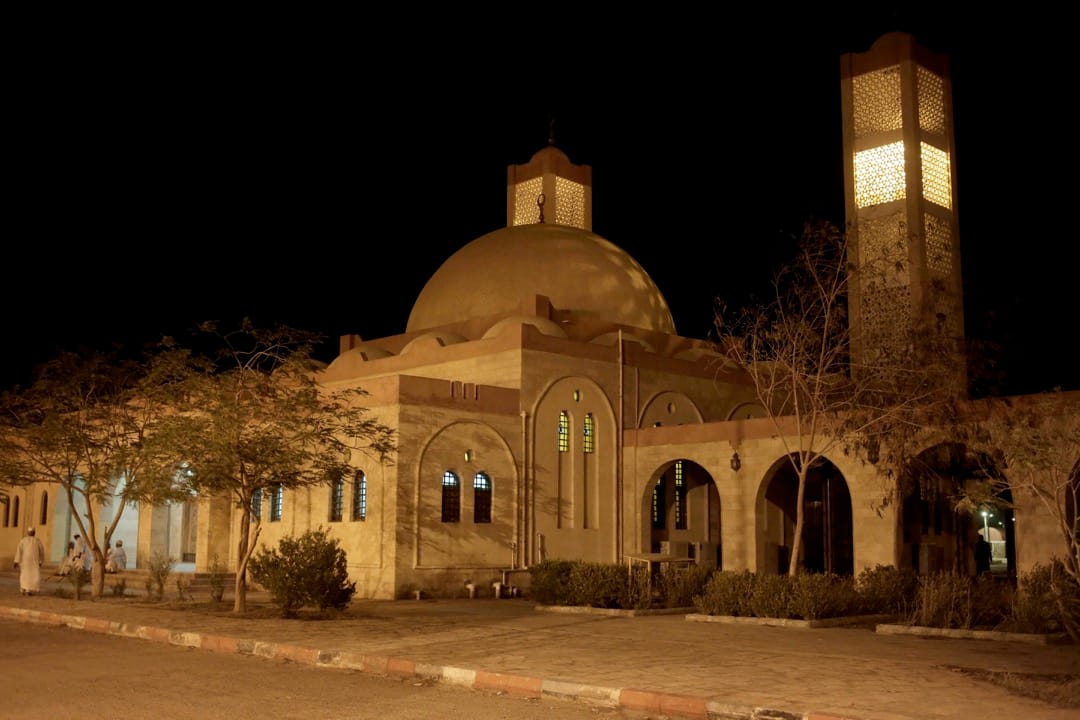 埃及政府為努比亞人新建成的房屋項目Wadi Karkar裏的一坐清真寺。