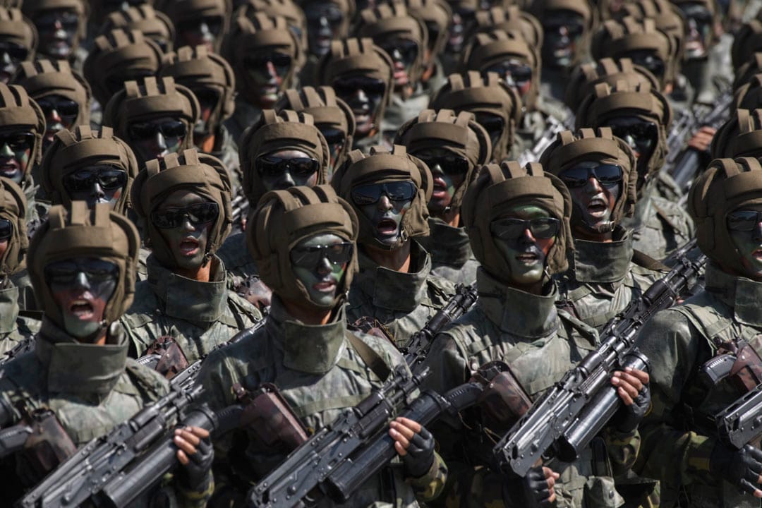 2018年9月9日，北韓慶祝建國70周年閱兵大典。