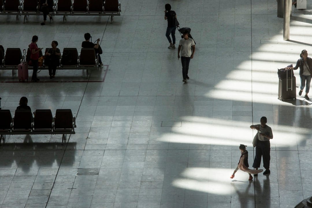 香港西九龍高鐵站,內地口岸區候車大堂。