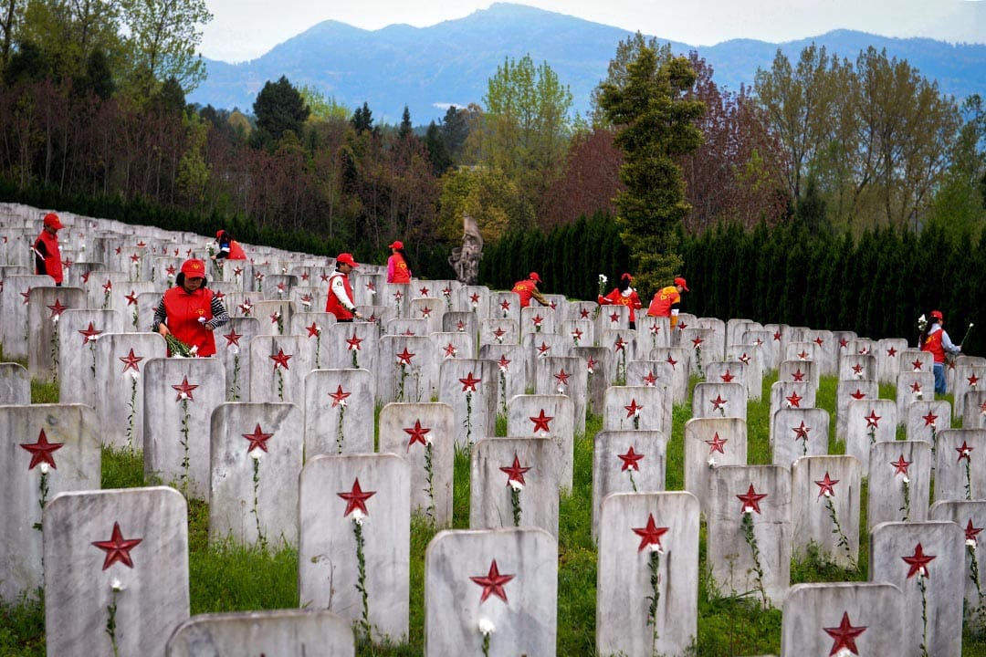 2019年4月5日,四川省巴中市川陕革命根据地红军烈士陵园。