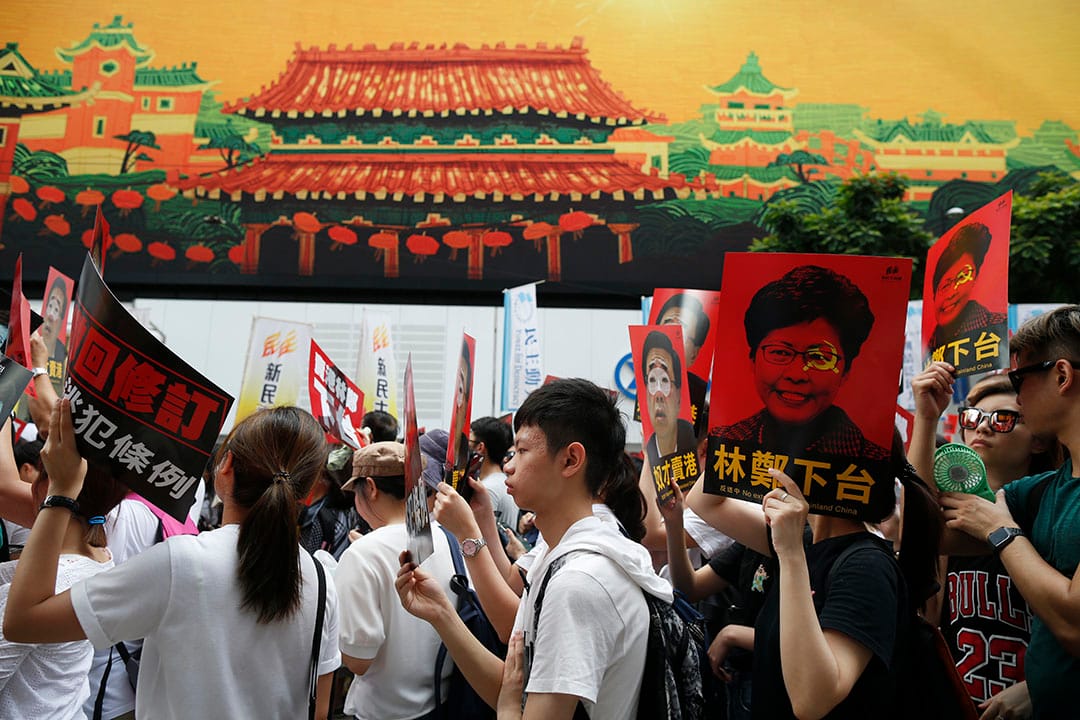 2019年6月9日，民間人權陣線發起「反送中」遊行。