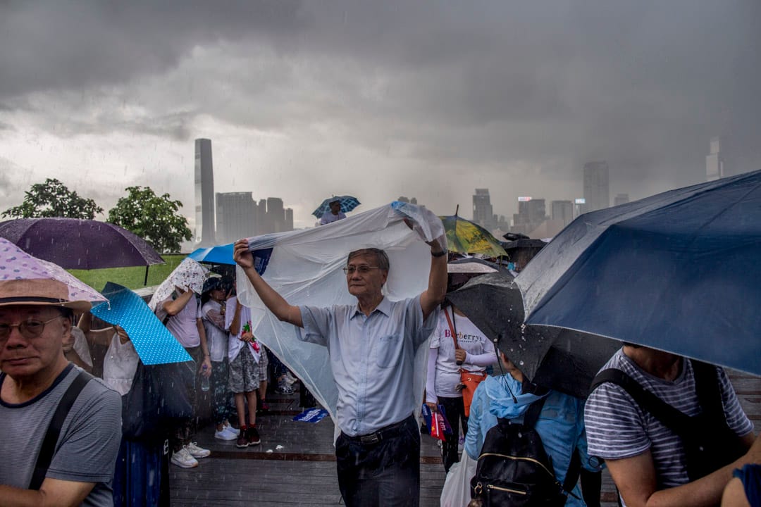 2019年6月30日,添馬公園舉行的撐警集會,主辦方稱16.5萬人出席。