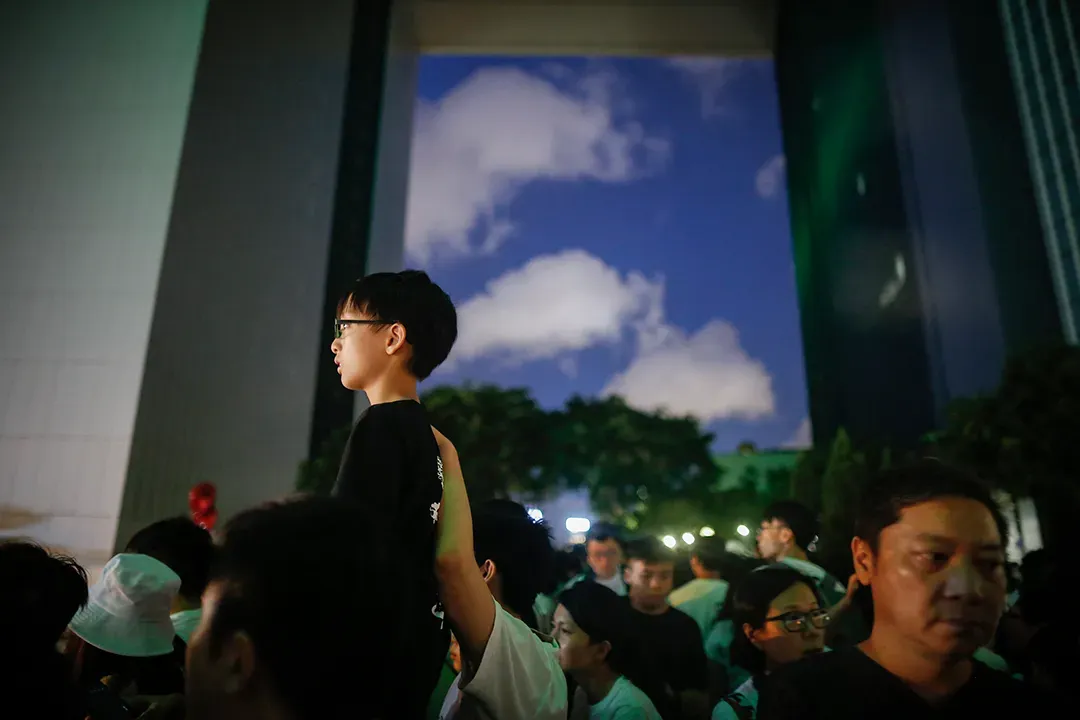 2019年6月9日，民間人權陣線發起反修例大遊行。