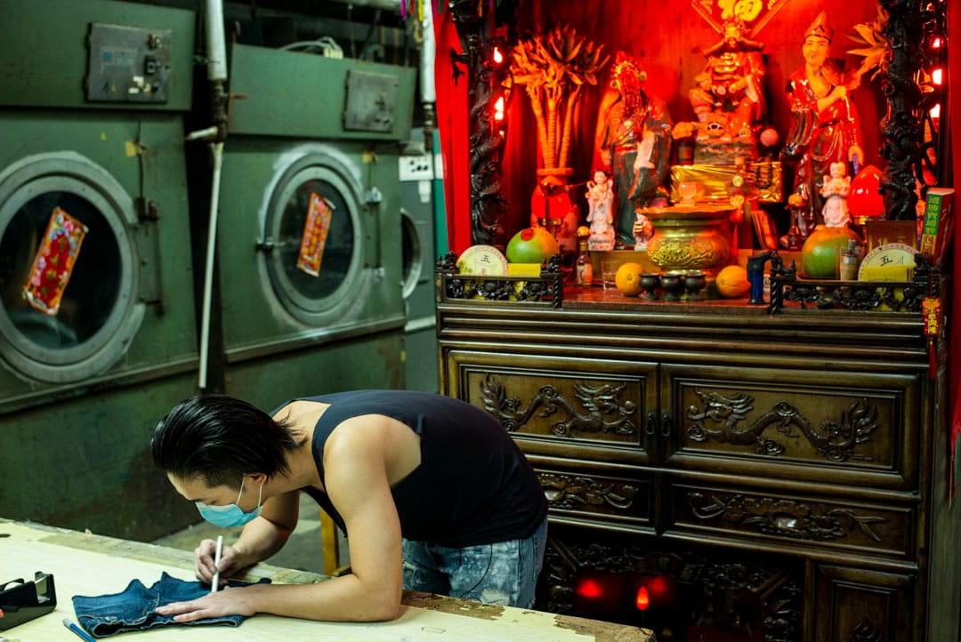 洗水廠員工阿威。