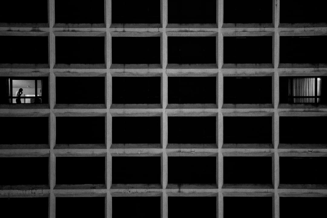 疫情期間，尖沙咀一間酒店空置的房間。