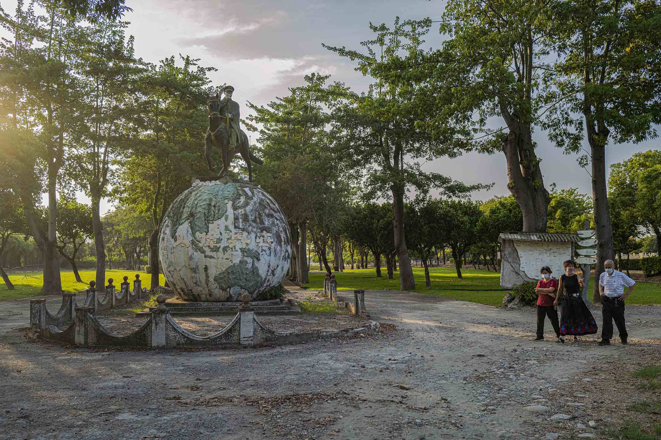 2021年,台中的游乐场。