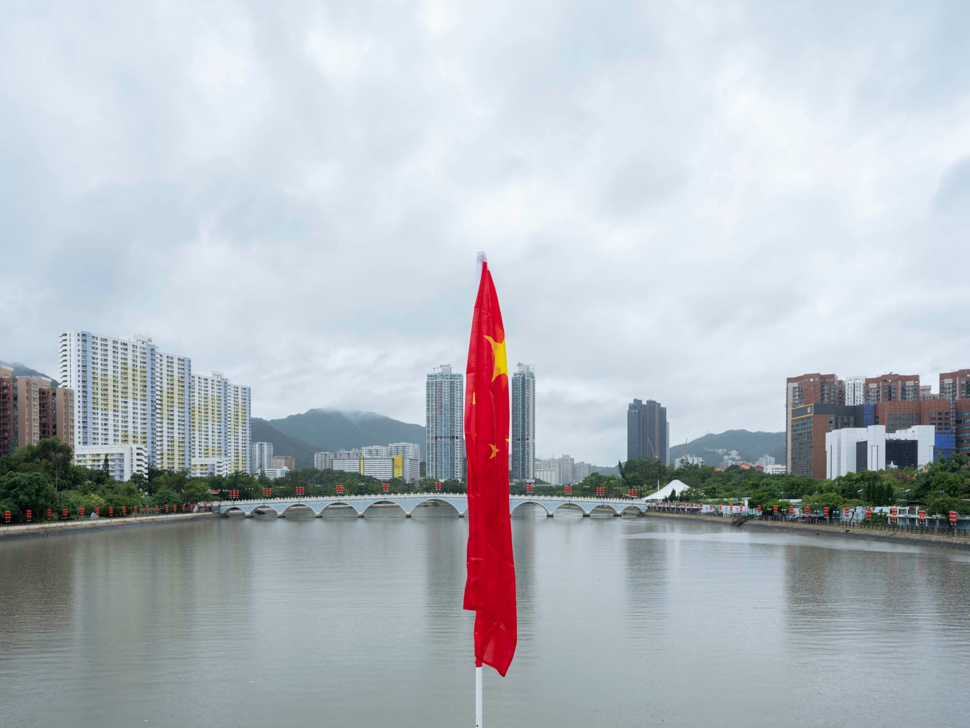 2022年9月30日,沙田城門河。