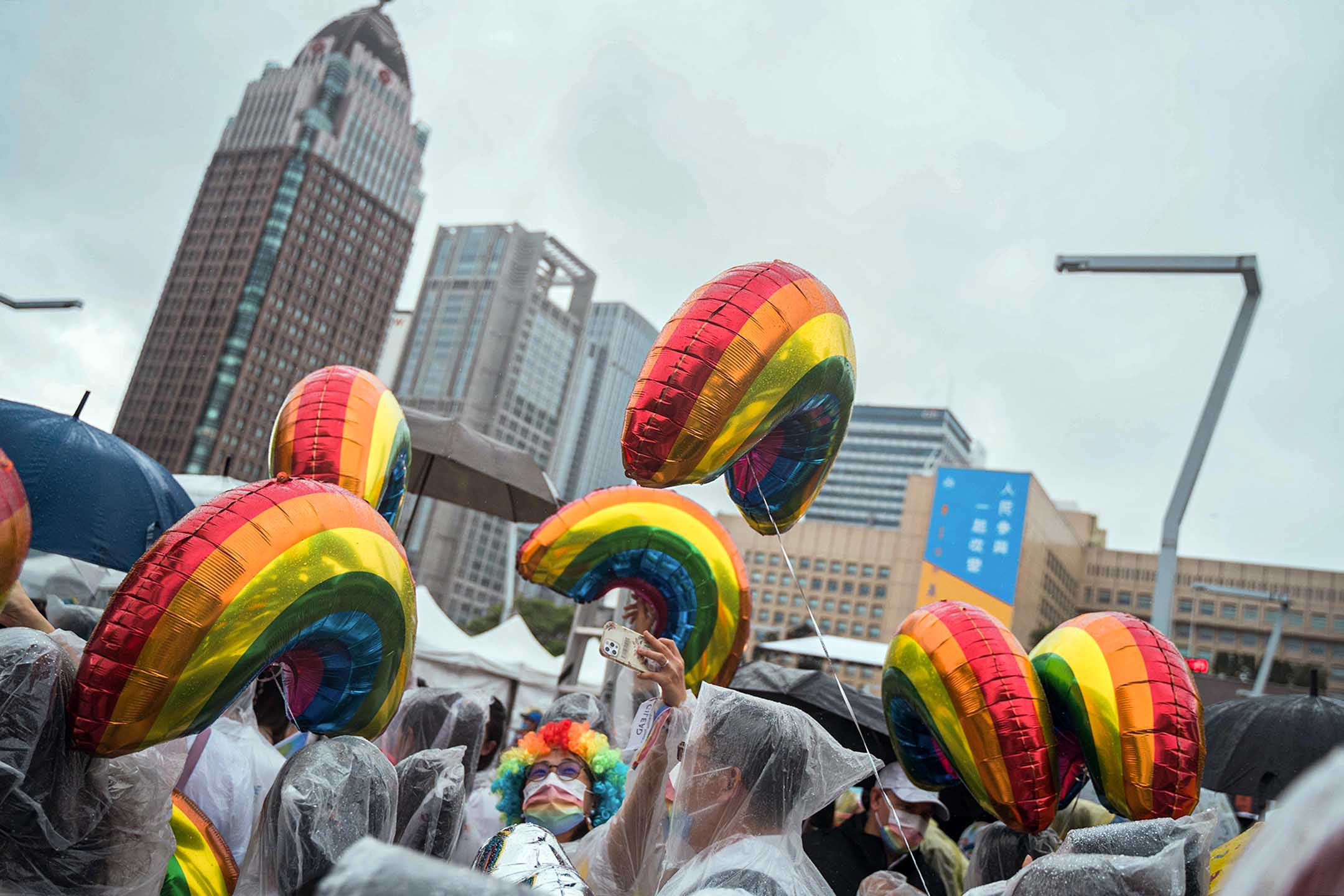 2022年10月29日,台北,第二十屆台灣同志遊行。