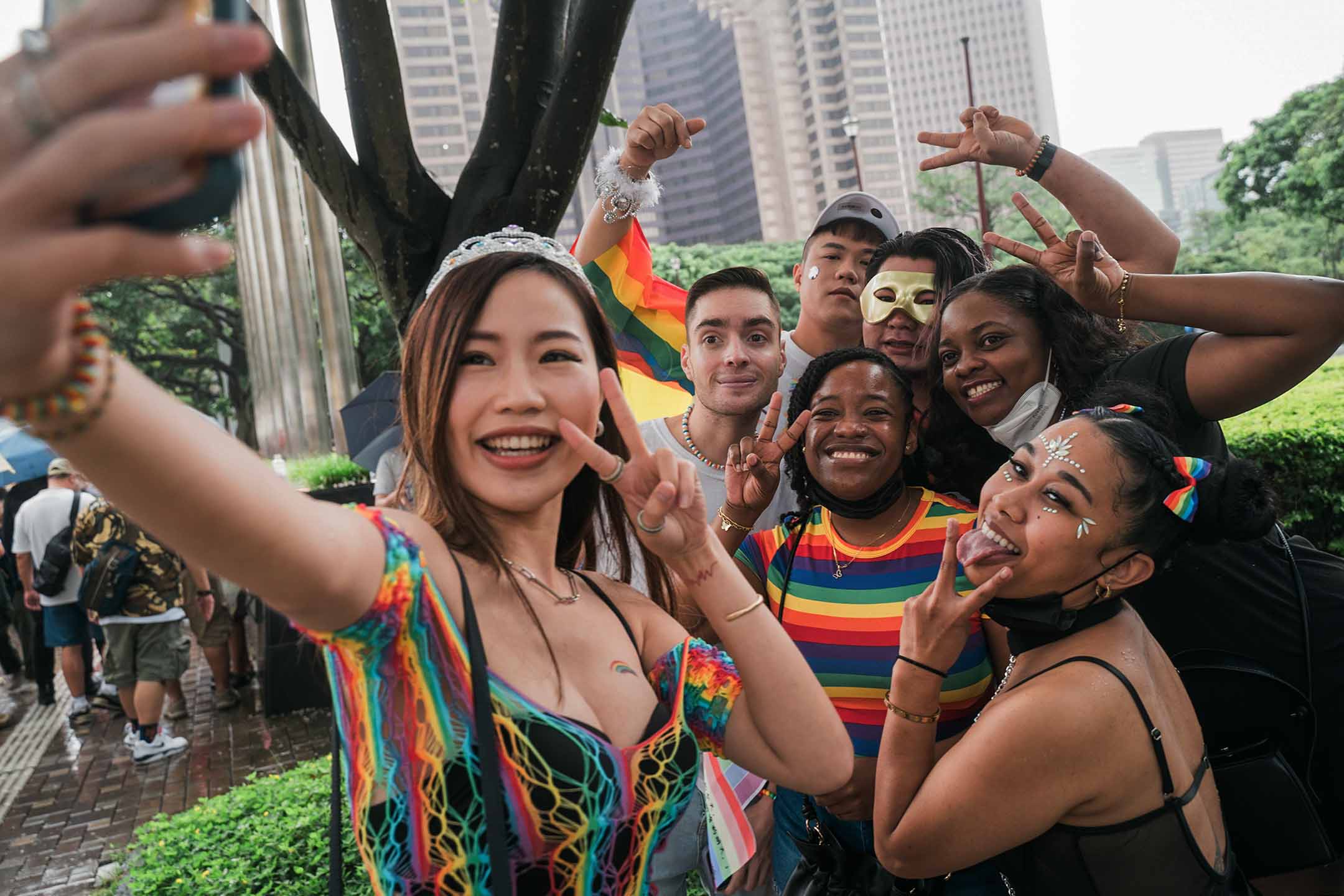 2022年10月29日,台北,第二十屆台灣同志遊行。