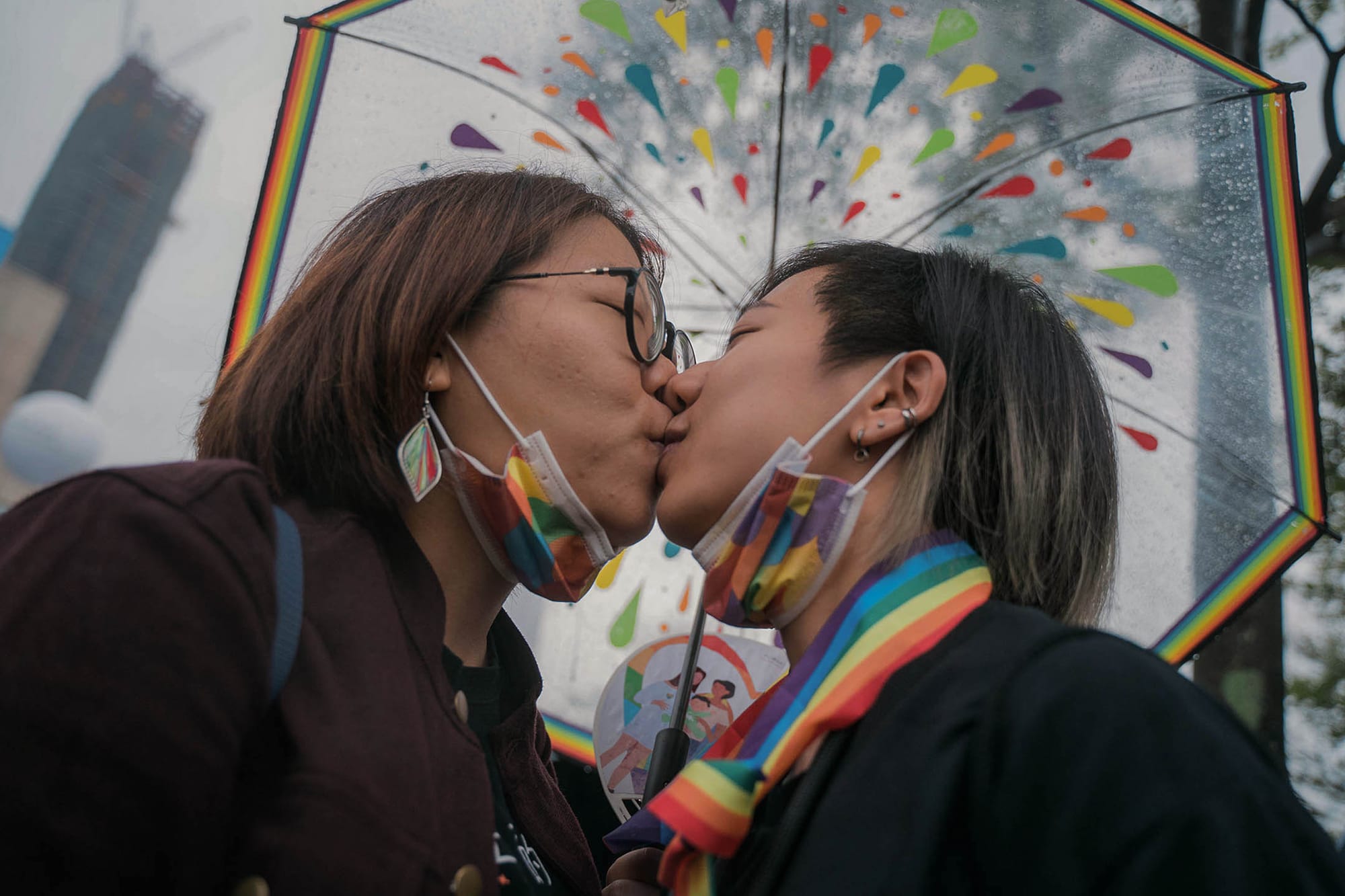 2022年10月29日,台北,第二十屆台灣同志遊行。