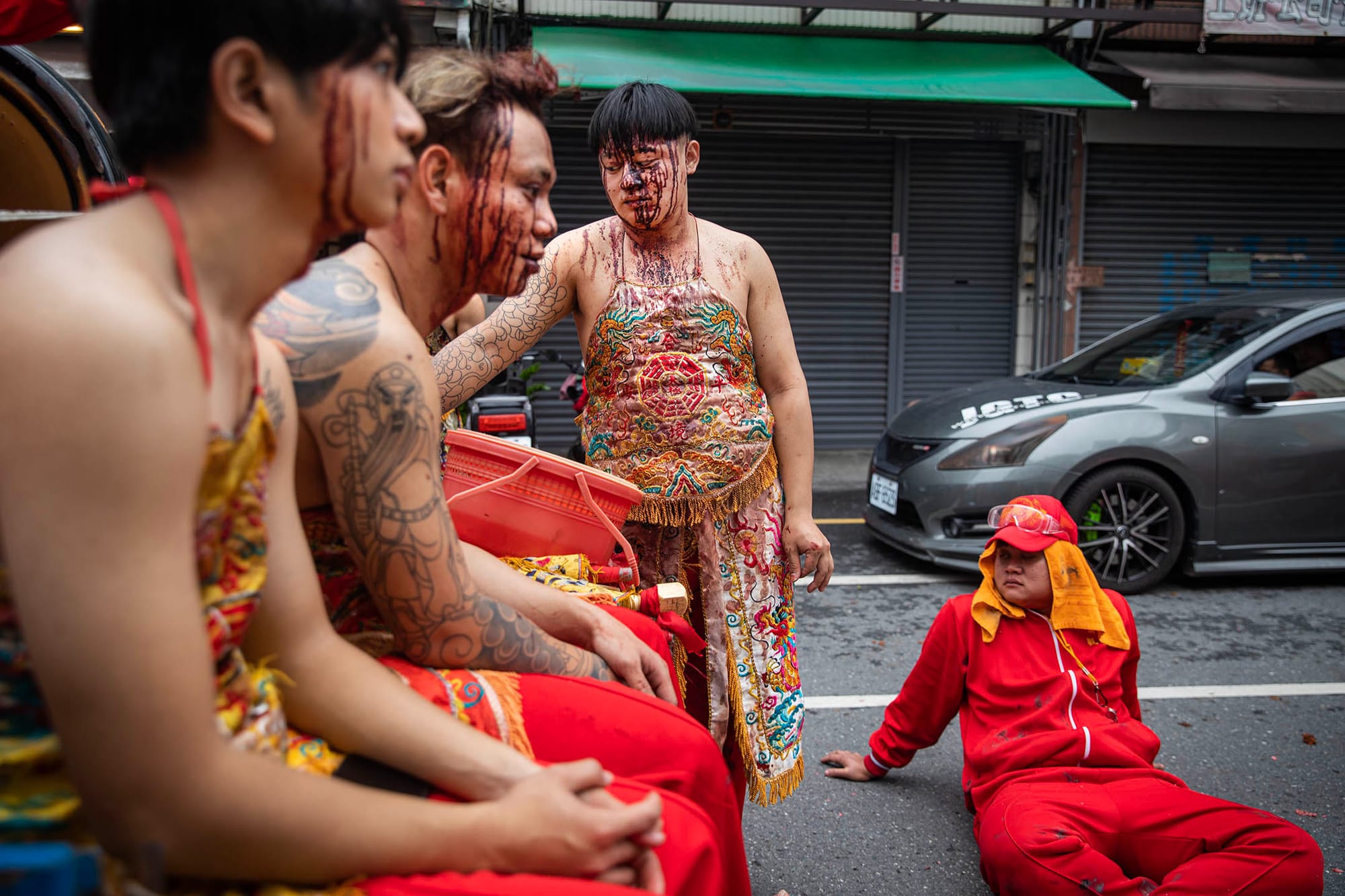 2023年2月5日,台東元宵炸寒單遶境活動。