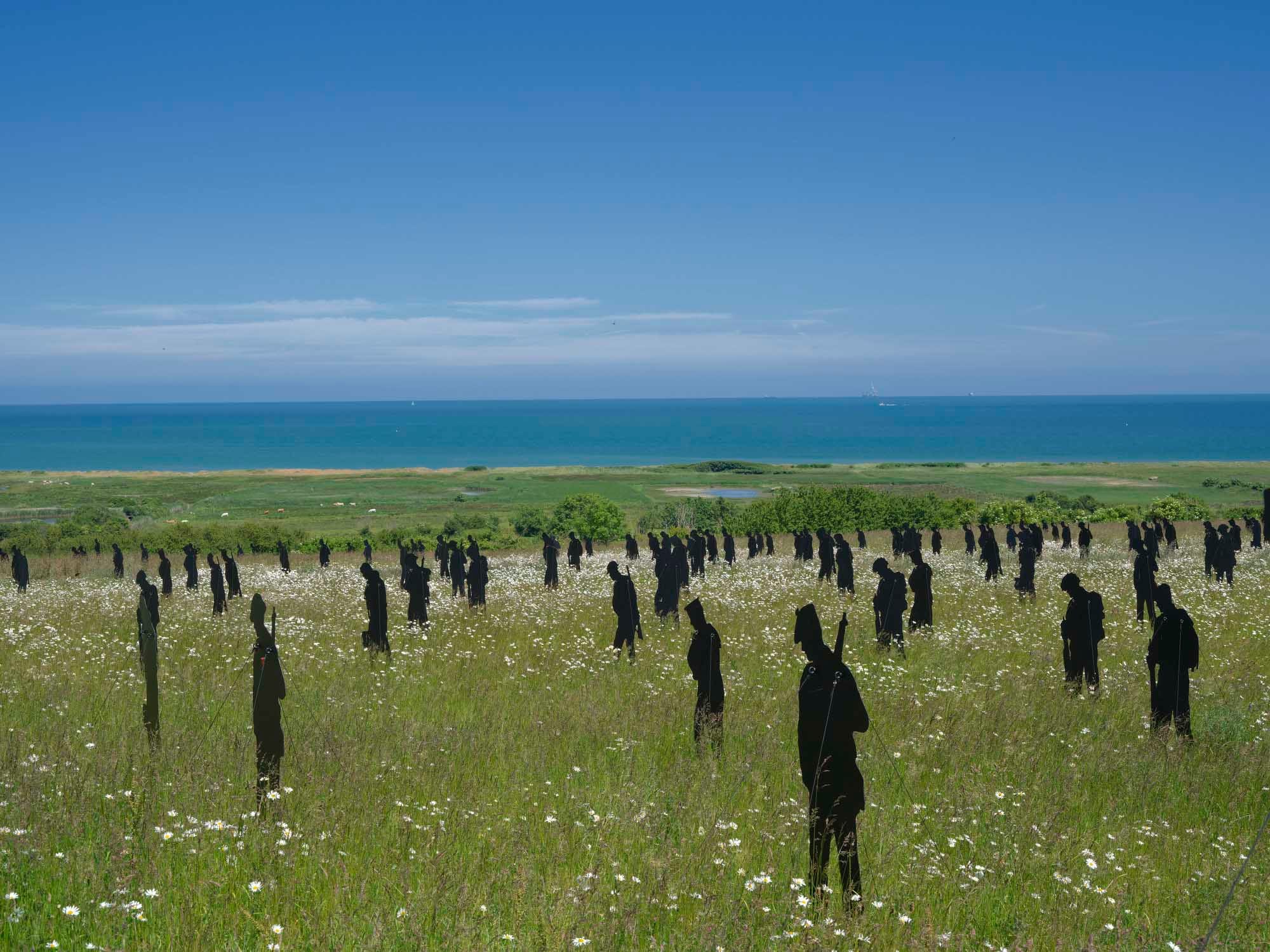 英軍紀念墓園，象徵着死去英國士兵的裝置。攝影：Vincent Yu