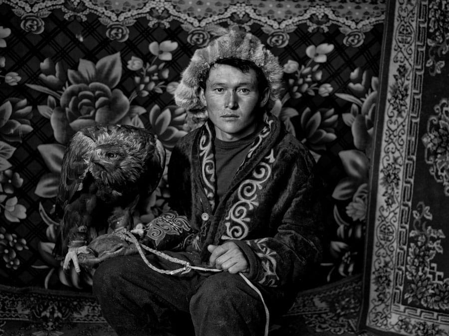 圖片故事《Hunting with Eagles》。攝：Palani Mohan