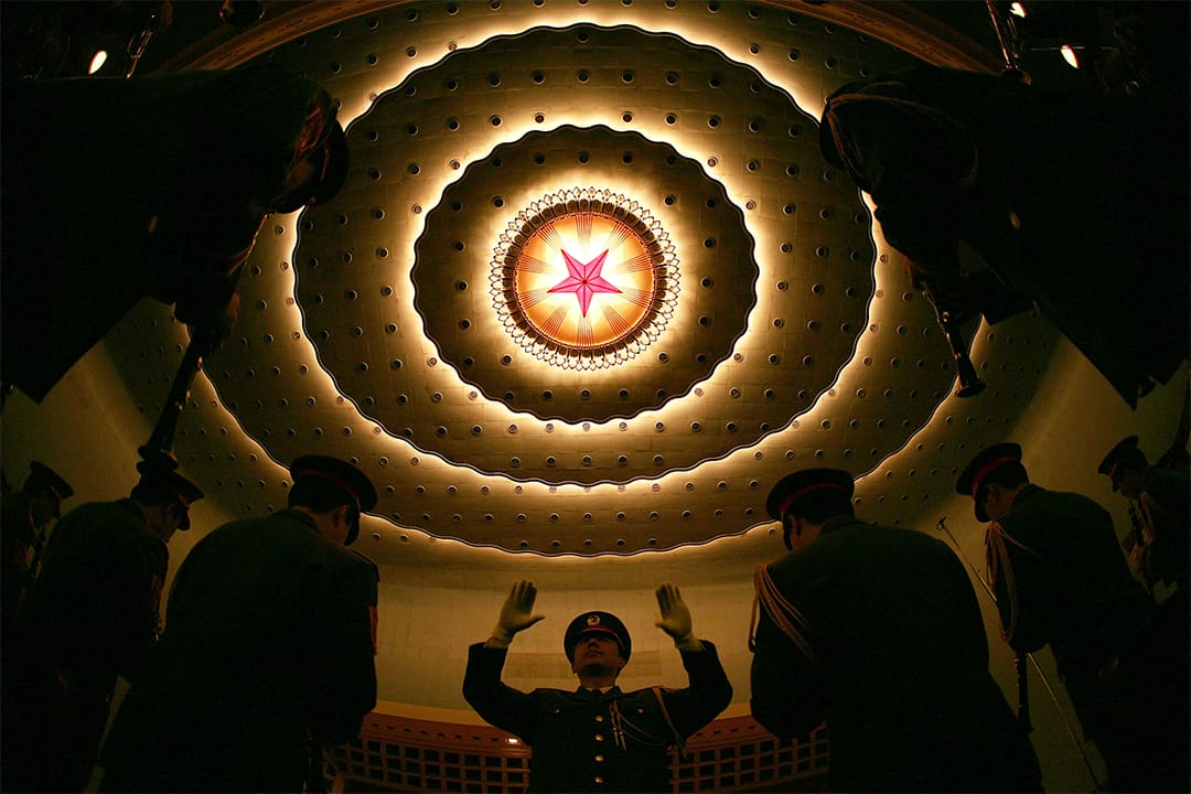 2007年3月16日,北京,人民大會堂。攝:Andrew Wong/GETTY