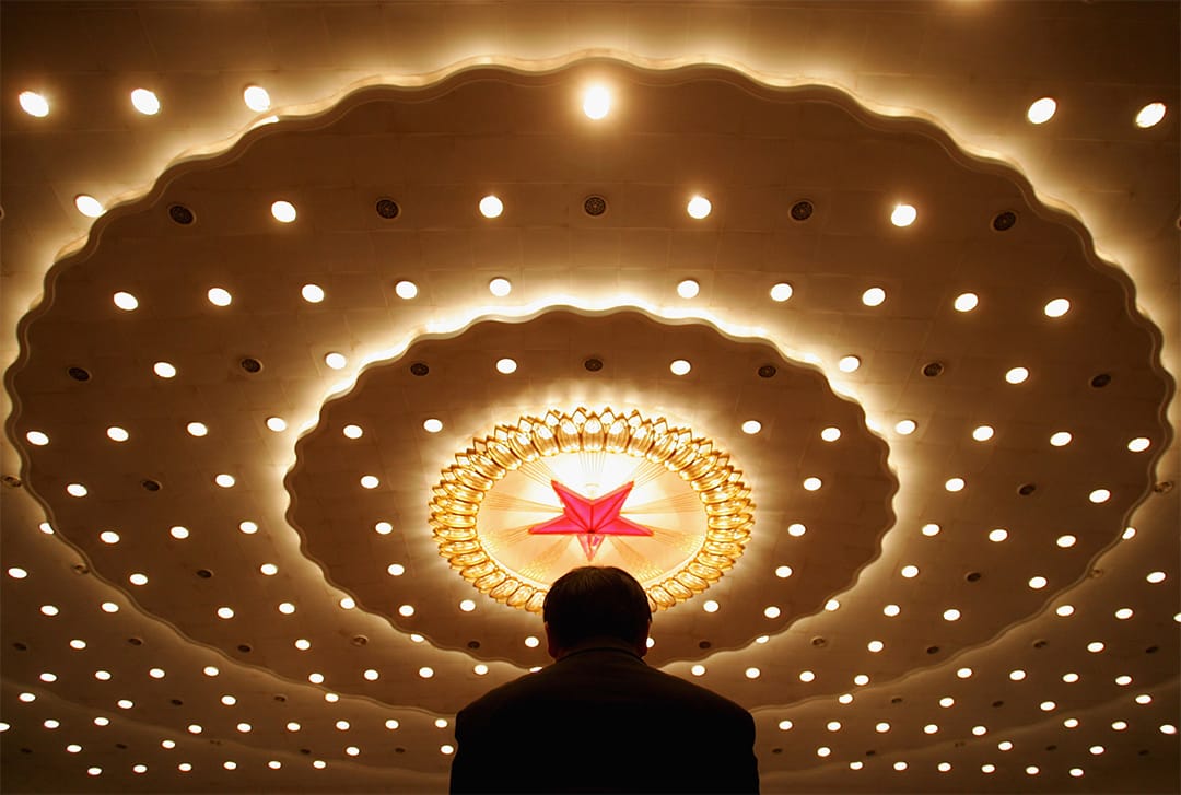 2005年3月5日,北京,人民大會堂。攝:GETTY