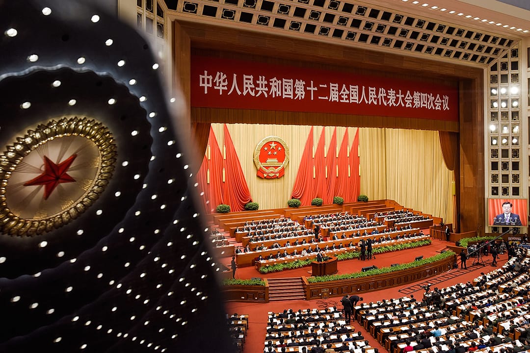 2016年3月9日,北京,人民大會堂。攝:Etienne Oliveau/Getty Images